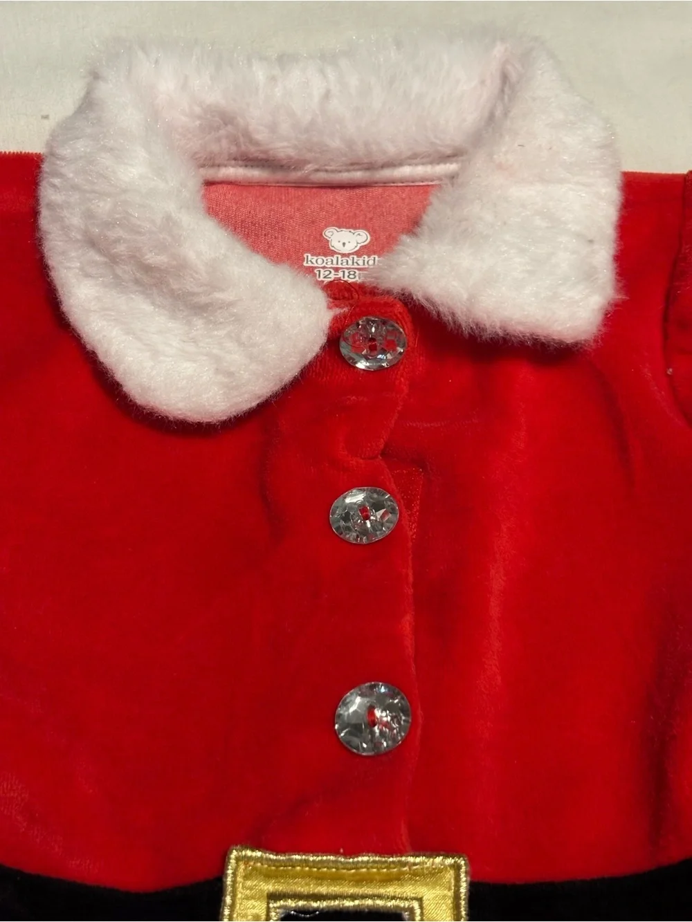 Koala Kids Jeweled Christmas Outfit-size 12-18 Months Dress & Leggings